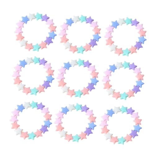 FOMIYES 24 Stück Teiliges Fünf Punkte Stern Armband für Armbänder Langlebige Kinderhandketten Einfach Anzuziehen als für Mädchen und Jungen von FOMIYES
