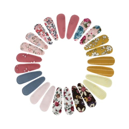 FOMIYES 24 Stück Teiliges Haarschmuck für Mädchen Stoff Haarspangen mit Blumenmuster Stabile Leicht zu Befestigende Haarclips Geeignet für Geburtstag Hochzeit Party und Alltag FOMIYES 24 Stück Teiliges Haarschmuck für Mädchen Stoff Haarspangen mit Blumenmuster Stabile Leicht zu Befestigende Haarclips Geeignet für Geburtstag Hochzeit Party und Alltag von FOMIYES