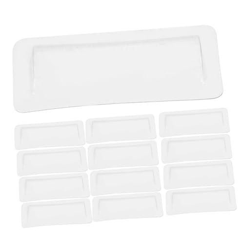 FOMIYES 24St Transparenter Lippenstiftclip Klarsichtbeutel für Lippenbalsam individuell gestalteter Geschenkkartenhalter DIY Kartenhalter Transparente Kartenhalter transparente Aufkleber von FOMIYES