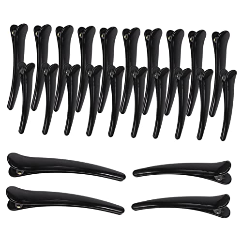 FOMIYES 24stücke Haarspange Mit Zähnchen Aus Hochwertigem Material Robust Und Langlebig Wiederverwendbar Und Verformungsbeständig Für Erwachsene Und Junge Mädchen Schlichtes Design in Schw von FOMIYES