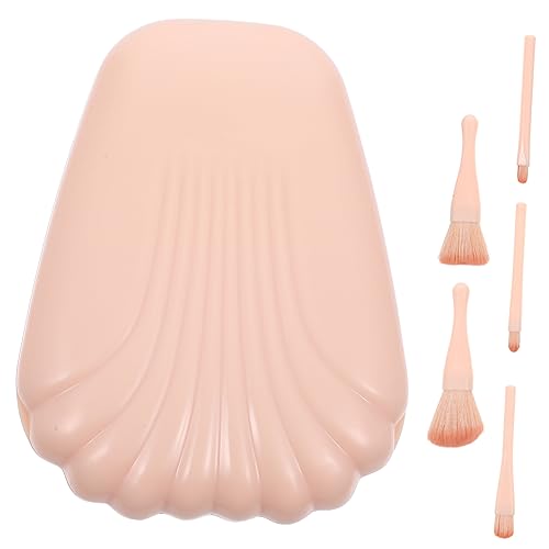 FOMIYES 25 Stk Lidschatten Pinsel Mini-make-up Schminkspiegel Make-up Pinsel Reisebehälter Für Scharfe Gegenstände Weiße Plastikdosen Puderpinsel Reisen Nylon Pinsel Hervorheben Haupt von FOMIYES