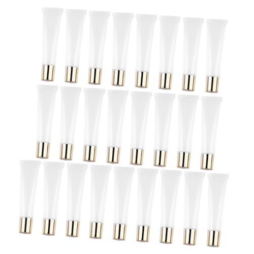 FOMIYES 25 Stück Nachfüllbare Lip Gloss Tuben mit Transparente Kosmetikbehälter Leichte und Tragbare Lippenpflege für DIY Lip Balm für Reisen und Aufbewahrung von FOMIYES