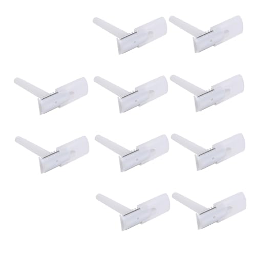 FOMIYES 25 Stück Teiliges Einwegrasierer Ergonomisch Geformt Scharfe Klingen für Körperhaare Damen Herren Sichere Tragbare Rasierer für Achseln und Bereiche Weiß von FOMIYES