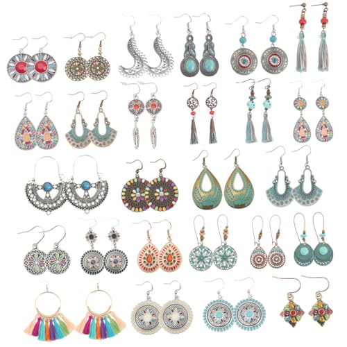 FOMIYES 26 Paare Teiliges Boho Vintage Ohrhänger mit Geometrischen Quasten Leichte Hängende Ohrringe im Retro stil Vielseitig für Alltag Party Hochzeit und Besondere Anlässe Geeignet FOMIYES 26 Paare Teiliges Boho Vintage Ohrhänger mit Geometrischen Quasten Leichte Hängende Ohrringe im Retro stil Vielseitig für Alltag Party Hochzeit und Besondere Anlässe Geeignet von FOMIYES