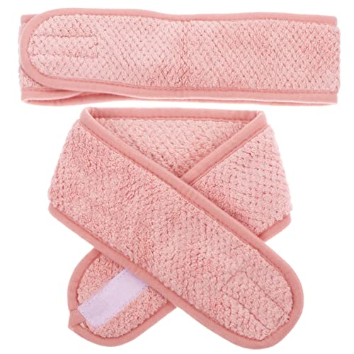 FOMIYES 2-teiliges Gesichtswasch-stirnband Für Damen Sport-haarband Für Bad Und Dusche Make-up-badetuch – Perfekt Für Hautpflege Und Sport von FOMIYES