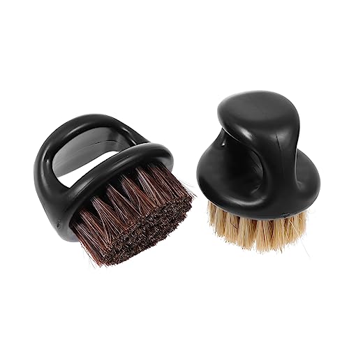 FOMIYES 2stücke Bartbürste Und Rasierpinsel Für Bartreinigung Und Pflege Bartpflegewerkzeug Für Männer Praktisches Pflegehilfsmittel von FOMIYES