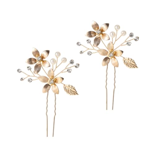 FOMIYES Hochzeit Haarnadeln Braut Blume Haarnadel U Form Braut Haar Schmuck Für Party von FOMIYES