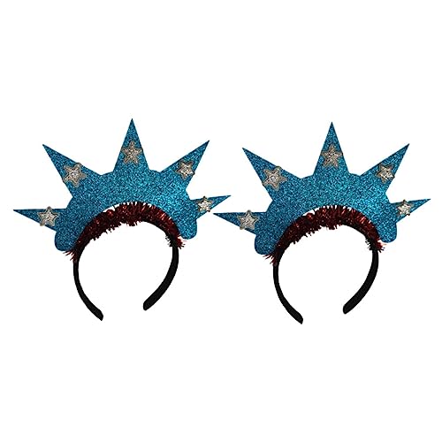 FOMIYES 2stücke Freiheitsstatue Kopfbedeckung Stilvolle Kopfbedeckung Für Unabhängigkeitstag Und Kostümpartys Strapazierfähig Festliche Dekoration Für Kreative Fotos Und von FOMIYES