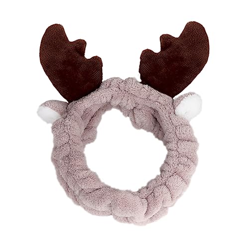 FOMIYES 2St Make-up-Haarband gesicht kosmetikband waschen Bowknot elastisches Make-up-Band Stirnband Haarbänder Kopfbedeckung Haarreifen Geweih Make-up-Gürtel Geschenk Fräulein von FOMIYES