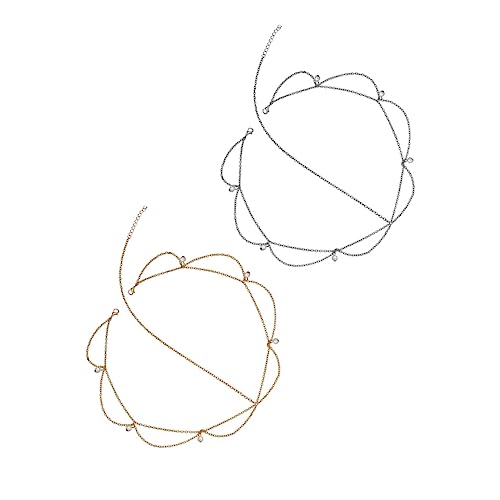 FOMIYES 2 Stücke Boho Welle Quaste Braut Stirnband Für Hochzeit Party Kopfschmuck Krone von FOMIYES