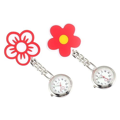 FOMIYES 2stücke Taschenuhr Mit Clip Für Krankenschwester Elektronische Uhr Clipuhr Design Hochwertige Materialien Leicht Tragbar Klare Anzeige Nächtliches Lesen von FOMIYES