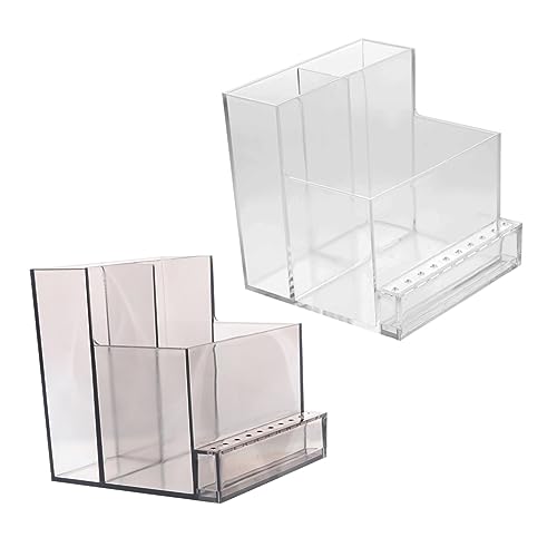 FOMIYES 2Stücke Nagelbohrer Bits Halter Transparente Aufbewahrungsbox für Nagelbohrer Organizer mit Löchern für Maniküre und Nagelkunst für Nagelsalons und Zuhause FOMIYES 2Stücke Nagelbohrer Bits Halter Transparente Aufbewahrungsbox für Nagelbohrer Organizer mit Löchern für Maniküre und Nagelkunst für Nagelsalons und Zuhause von FOMIYES