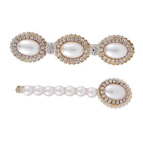 FOMIYES 2 Stücke Frauen Haar Clip Vintage Snap Haar Clips Dekorative Haar Frühling Clips Zubehör Zufällig Stil von FOMIYES