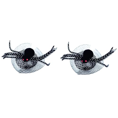 FOMIYES 2er Set Schwarzes Spinnen Haarband Für Halloween Kreatives Haaraccessoire Für Karneval Maskenball Cosplay Und Kostümpartys Perfekt Für Grusel Events Und Feiern von FOMIYES