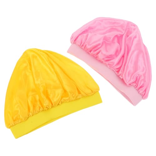 FOMIYES 2er-pack Schlaf- Und Bademützen Für Kinder Elastische Mütze Mit Breiter Krempe Weiche Und Gemütliche Haarhaube Für Kleinkinder Heimdekoration Für Jungen Und Mädchen von FOMIYES