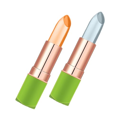 FOMIYES 2pcs Make-up Lip Gloss Temperatur Ändern Lippenstift Dauerhafte Schönheit Werkzeug Für Frauen von FOMIYES