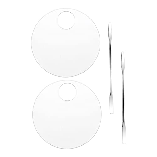 FOMIYES 2sätze Kosmetikpaletten Manikürepaletten Nagellackpaletten Aquarellpigmenttablett Künstlerbedarf Farbpaletten Für Nail Art Und Make-up von FOMIYES