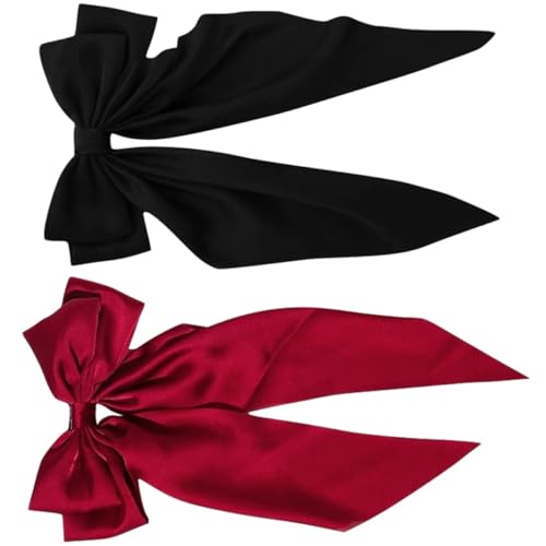 FOMIYES Haarspangen Für Damen 2 Stück Mädchen Haarspangen Stoffschleife Haarnadel Haarschmuck von FOMIYES