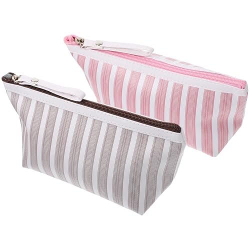 FOMIYES 2stücke Kosmetikbeutel Mit Druck Reise-kulturtasche Make-up-Tasche Für Damen Toilettentasche Mit Reißverschluss Kosmetiktasche Aus Hochwertigem Material von FOMIYES