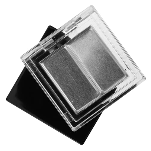 FOMIYES 2stücke Lidschatten-palette Leer Diy Kleine Make-up Behälter Für Lippenstift Aluminium Tablett Pfanne Fach Organizer Reise von FOMIYES