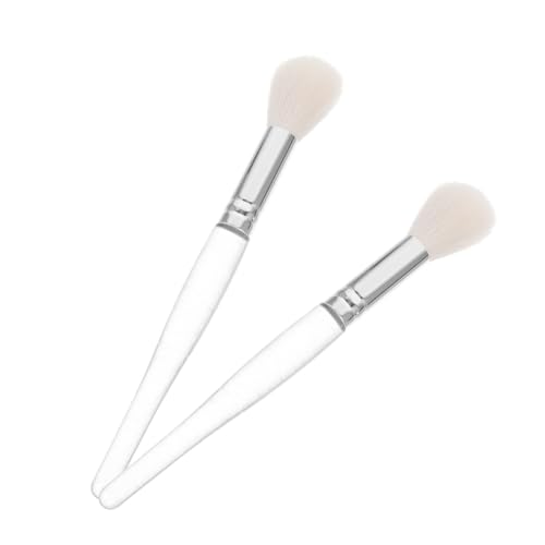 FOMIYES 2St Make-up-Pinsel aus Wolle Pinsel für Make-up Rougepinsel für die Wangen kosmetikpinsel makeup brushes Foundation-Pinsel erröten pinsel Applikatorpinsel Gesichtsreiniger reisen von FOMIYES