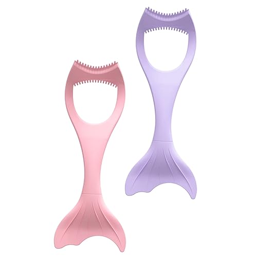 FOMIYES 2stücke Silikon Eyeliner-schablonen Für Augen-make-up Bequeme Anwendung Abnehmbare Pinsel Für Gleichmäßige Eyeliner-zeichnung Leicht Zu Reinigen von FOMIYES