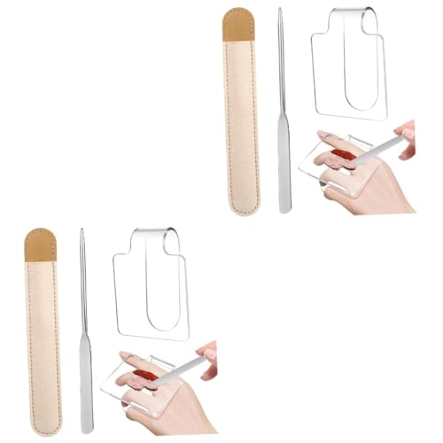 FOMIYES 2st Palette Mischtablett Mit Spatel Maske Klare Wimperntusche Make-up-mischtablett Nagelfarben-mischplatte Hand-make-up-mischbretter Make-up-mischschale Für Foundations Acryl von FOMIYES