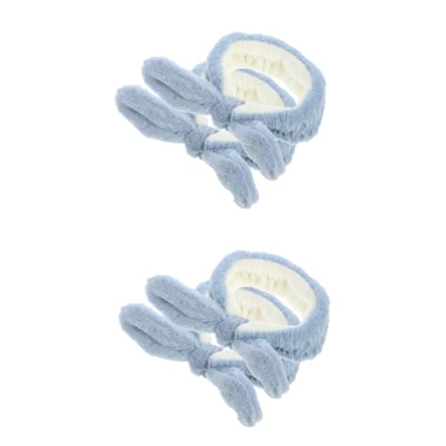 FOMIYES 2st Stirnband Turban Haarband Spa-stirnbänder Für Frauen Ästhetische Accessoires Hasenhaar-accessoires Stirnbänder Für Die Hautpflege Mann Stoff Zubehör Gewidmet von FOMIYES
