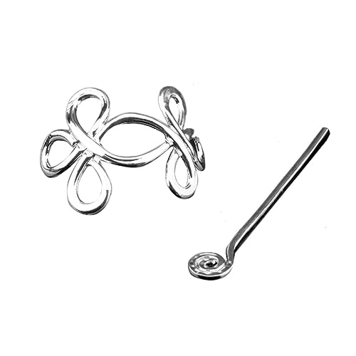 FOMIYES 2st Vintage Haarnadel Riemenhalter Zum Verrutschen Dekorative Haarnadel Damen Haarspangen Vintage Haarstab Haarspangen Aus Metall Vintage-haarspangen Schmücken Fräulein Schmuck von FOMIYES