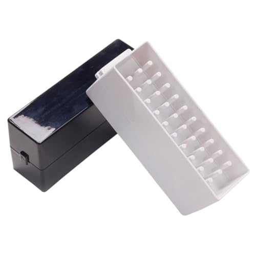 FOMIYES 2stücke Aufbewahrungshalter Für Nagelbohrer Box Für Nagelschleifköpfe Organizer Für Maniküre-polierköpfe -koffer Praktische Aufbewahrungsbox Für Nailart-zubehör von FOMIYES