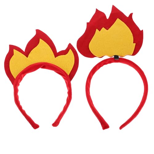 FOMIYES 2stücke Feuriger Kopfband Halloween Karneval Witzige Kostüm-haaraccessoires Aus Filz Für Herren Und Damen Für Cosplay Und Bühnenauftritte FOMIYES 2stücke Feuriger Kopfband Halloween Karneval Witzige Kostüm-haaraccessoires Aus Filz Für Herren Und Damen Für Cosplay Und Bühnenauftritte von FOMIYES