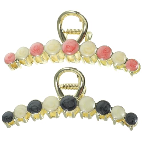 FOMIYES 2stücke Große Haarklammern Für Frauen Rutschfeste Metallhaarspangen Für Dickes Langes Haar Haarschmuck Für Täglichen Gebrauch Und Partys von FOMIYES