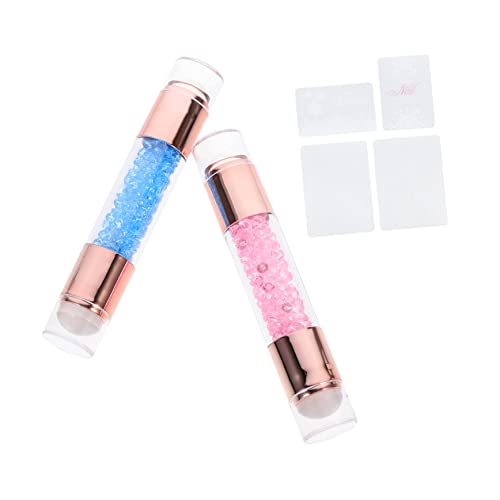 FOMIYES 2stücke Nagelstempel Maniküre-stempel Nail Art-stempel Salon-nagelstempel Für Diy-maniküre-werkzeug Mit Dual-headed Stanzen Siegel von FOMIYES