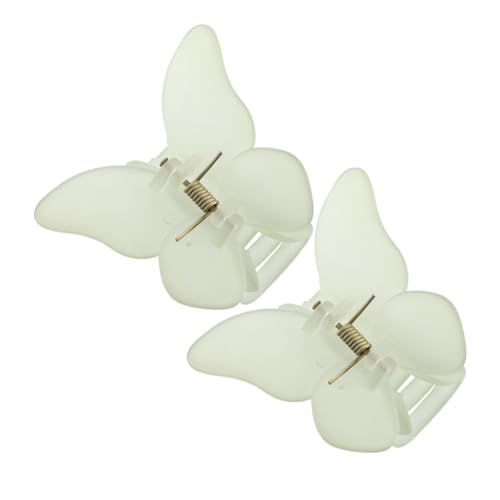 FOMIYES 2stücke Schmetterlings-haarklammern Für Damen Matte Dekorative Haarspangen Rutschfeste Backenklemmen Haarschmuck Für Mädchen Und Frauen Alltag Styling Zubehör von FOMIYES