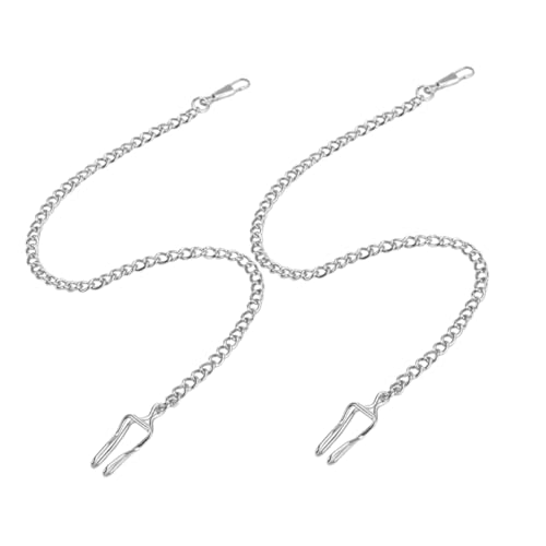 FOMIYES 2stücke Vintage-taschenuhrkette Für Männer Schmuckherstellungsketten Brillenketten Taschenuhrenketten Hosenketten Geldbörsenketten Schlüsselanhänger Verstellbare Robuste Materialie von FOMIYES
