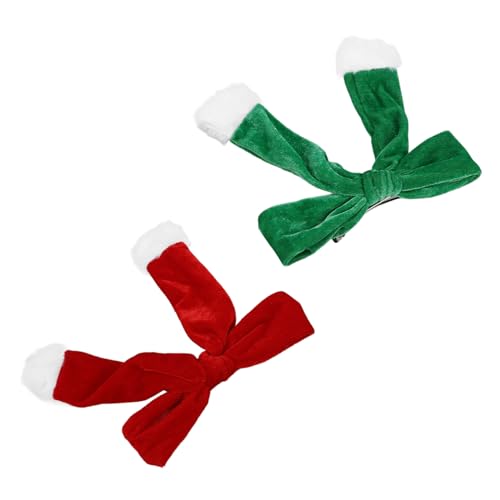 FOMIYES 2stücke Weihnachts Haarspangen Haarklammern Mit Weihnachtsmotiven Haarschmuck Für Frauen Für Festliche Anlässe Und Weihnachtsfeiern von FOMIYES