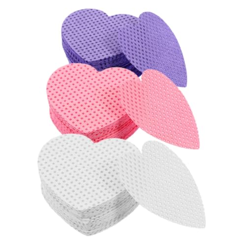 FOMIYES 3 Boxen Nail Polish Remover Pads Farben Weiß Sanft Fusselfreie Nagelwattepads Super Saugfähig für Gel Nägel Reise Geeignet von FOMIYES