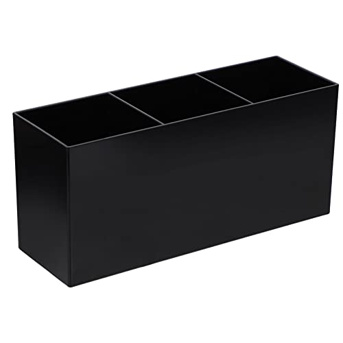 FOMIYES Acryl-make-up-pinselbehälter Lippenstift-aufbewahrungskoffer Organizer Mit 3 Fächern von FOMIYES