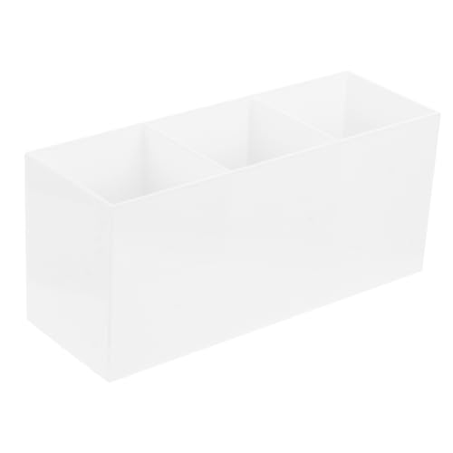 FOMIYES Make-up-pinsel-organizer 3-teilig Schwarzer Aufbewahrungskoffer Weiße Toilettenartikel-aufbewahrungsbox Make-up-pinsel-aufbewahrungsregal Make-up-zubehör von FOMIYES