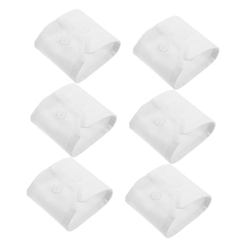 FOMIYES 3paare Abnehmbare Handgelenksmanschetten Für Damen Falsche Ärmel Für Bluse Pullover Mantel Weißes Kleidungszubehör Strapazierfähiger Stoff von FOMIYES