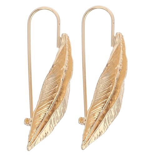 FOMIYES 3 Paare Goldene Vintage Ohrringe Damen Retro Baumblatt Ohrstecker Ohrschmuck Geschenkidee von FOMIYES