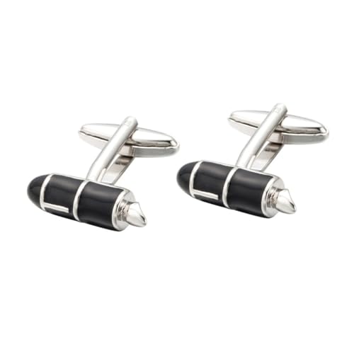 FOMIYES 3 Paare Manschettenknöpfe für Herren Stift Design Cufflinks Emaille für Hochzeiten und Business Outfits Langlebig und von FOMIYES