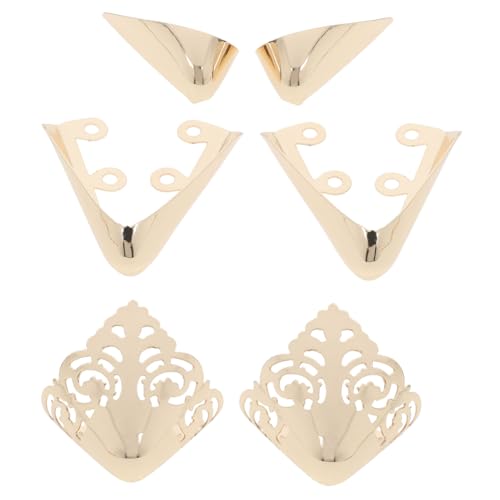 FOMIYES 3 Paare Zehenschutz High Heels Liefert Spitzenabdeckung Für High Heels Fersen-zehen-abdeckung Highe -absatz -tippschützer Pumps-abdeckung Für Damen Hohe Fersenspitze Eisen Golden von FOMIYES