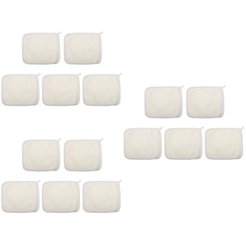 FOMIYES 3 Sätze Badetuch Gesichtstuch Peeling Pads Gesicht Handtuch Körperbürsten Pavillon Rücken Reibende Handtücher Netz Rückenschrubber Für Die Dusche Duschtücher Psa Beige 5 Stück * 3 von FOMIYES