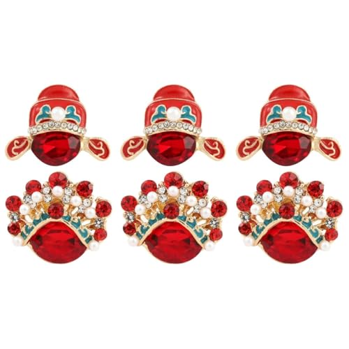 FOMIYES 3 Sätze Chinesische Stil Broschen Leichte Und Tragbare Anstecknadeln Für Modekleidung Und Accessoires Peking Design Für Kleidung Taschen Und Hüte 2 Stücke * 3 von FOMIYES