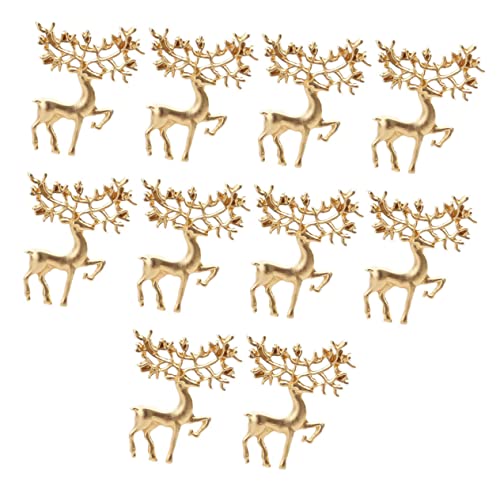 FOMIYES 3 Sätze Elch Broschen Legierung Anstecknadeln Für Weihnachten Retro Corsagen Für Kleidung Accessoires 10 Stück * 3 von FOMIYES