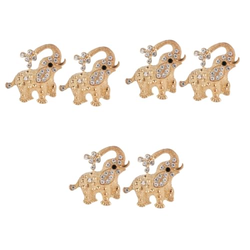 FOMIYES 3 Sätze Elegant Elefantenbrosche Schal Brosche Hochwertigem Material Für Kleider Taschen Hüte Schals Kreatives Design Für Frauen Perfektes Muttertag 2 Stück * 3 von FOMIYES