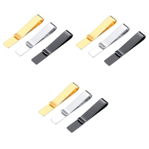 FOMIYES 3 Sätze Krawattenklammern Für Herren Stilvolle Necktie Clips Elegantes Design Für Formelle Anlässe Business Outfits 3 Stücke * 3 von FOMIYES