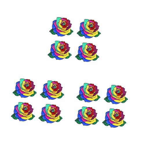 FOMIYES 3 Sätze Kreative Broschen Rosenbroschen Legierung Für Kleidung Taschen Stilvolle Accessoires Für Hochzeiten Geburtstage Besondere Anlässe 4 Stück * 3 von FOMIYES