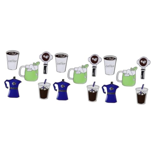 FOMIYES 3 Sätze Kreative Kaffeebohnen Brosche Teiliges Einzigartiger Anstecker Für Kleidung Rucksack Oder Mütze Modisches Leichtes Accessoire 5 Stück * 3 von FOMIYES